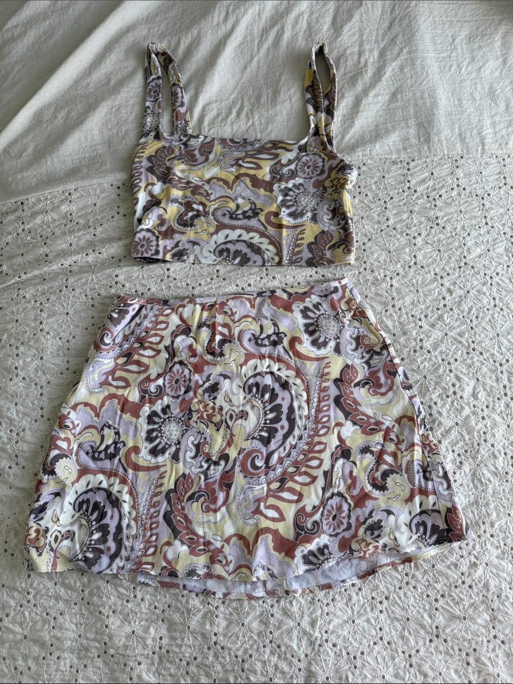 Wilfred skirt and top set